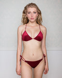 Pasithea Red Velvet Bikini