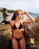Panopi Red Velvet Bikini