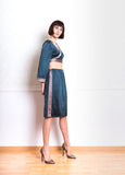 Lethe Skirt with Side Stripe
