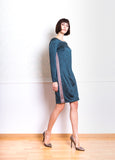 Lethe Dress with Side Stripe