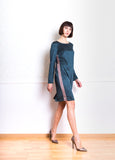 Lethe Dress with Side Stripe