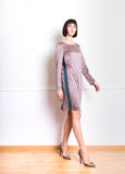 Lethe Dress with Side Stripe