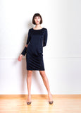 Lethe Dress with Side Stripe