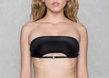 Thaleia Black Velvet Top Bikini