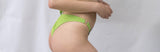 Green and Gold Logo Bikini Bottom