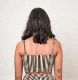 Lurex Crop Top Round Neckline LIMITED