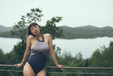 Asteria Blue and Silver Swimsuit