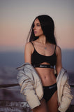 Basic Black Bra with Cut Out