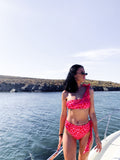 Fuchsia Animal Bikini Set